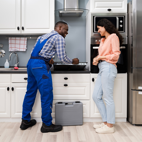 can you provide an estimate for cooktop repair before beginning any work in Poplar-Cotton Center CA